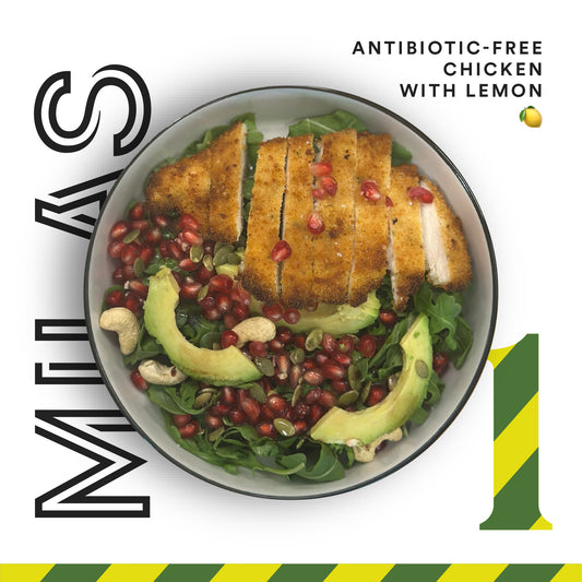 Antibiotic-Free Chicken Milanesa with 🍋 zest