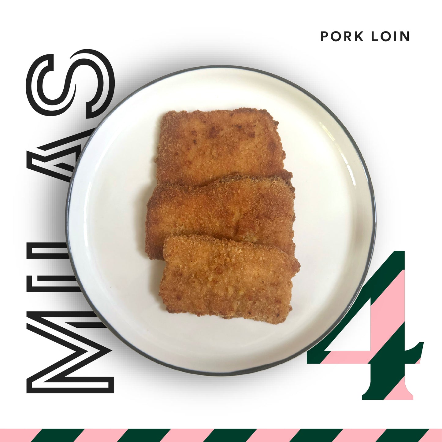 Pork Loin (Lomo de Cerdo) Milanesa